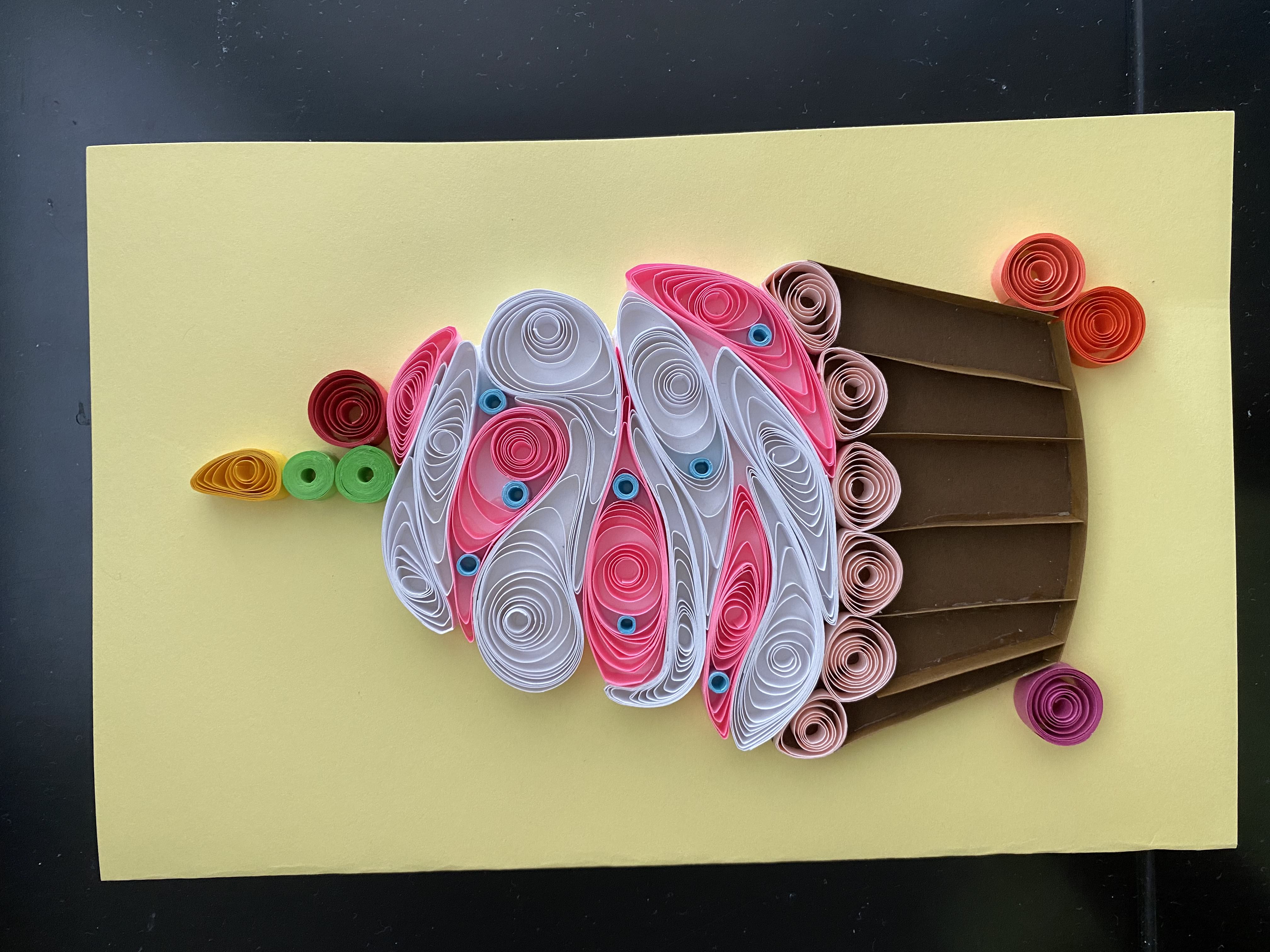 Quilled Cupcake