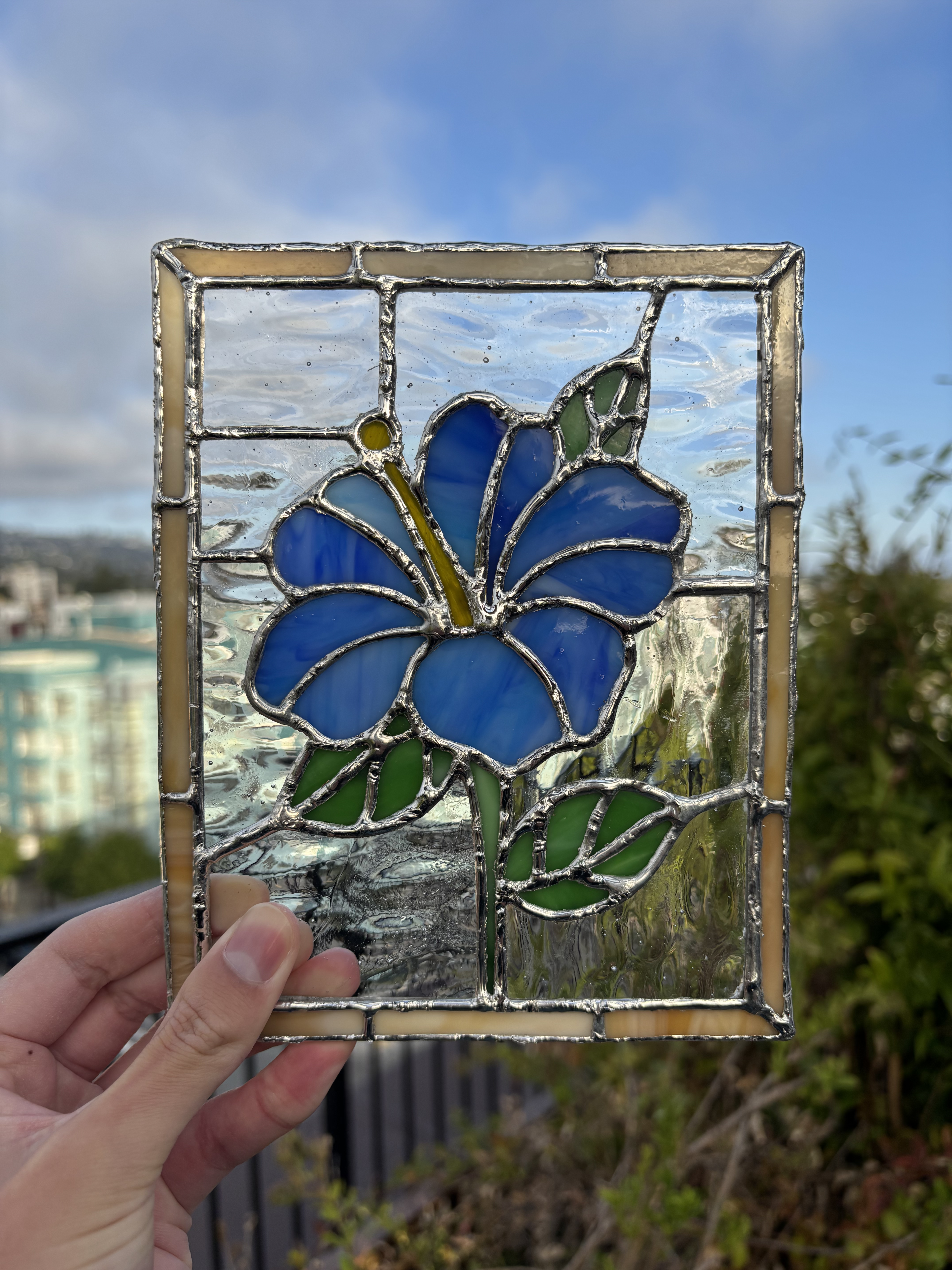 Stained Glass Flower