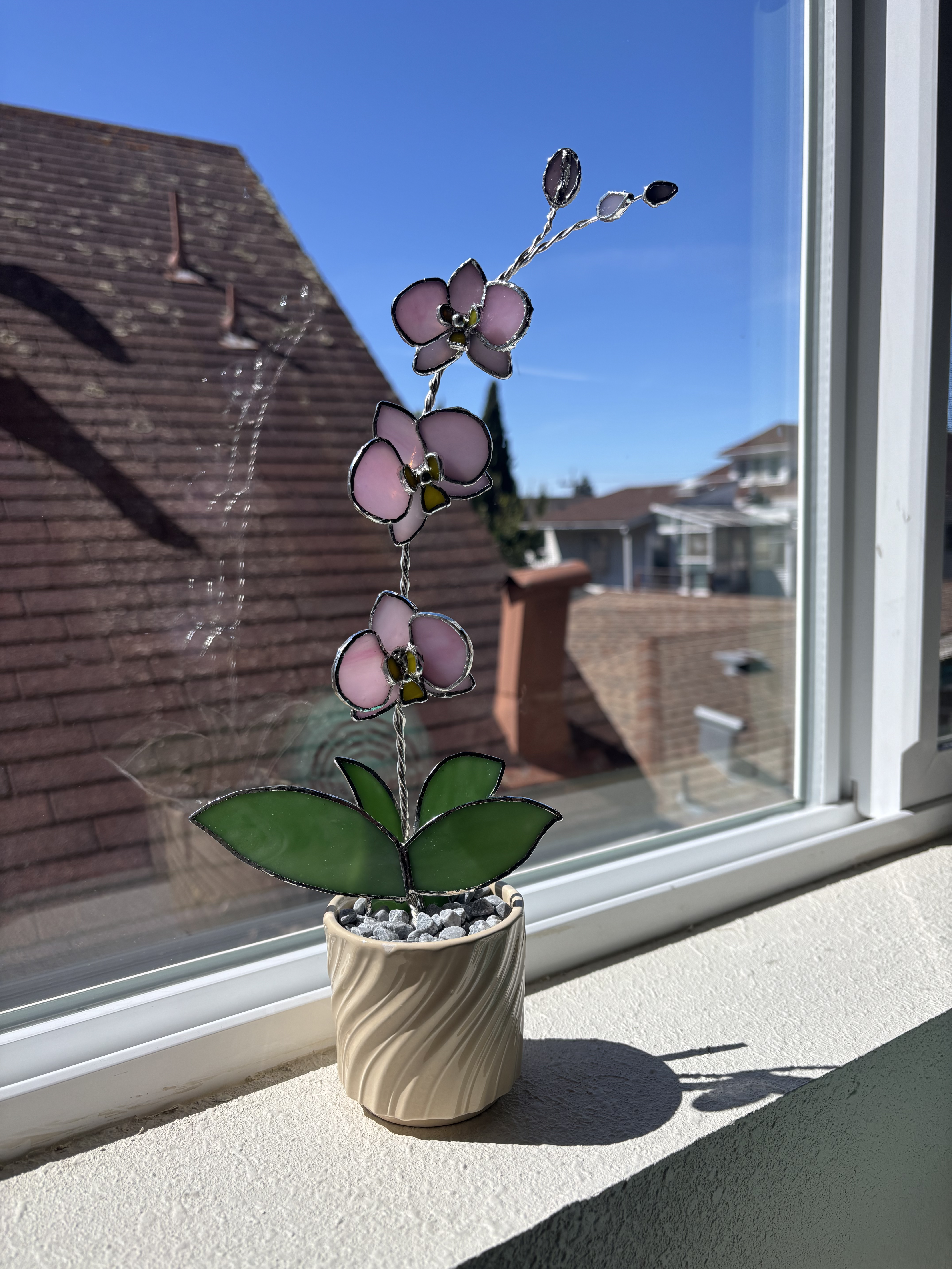 Stained Glass Orchid